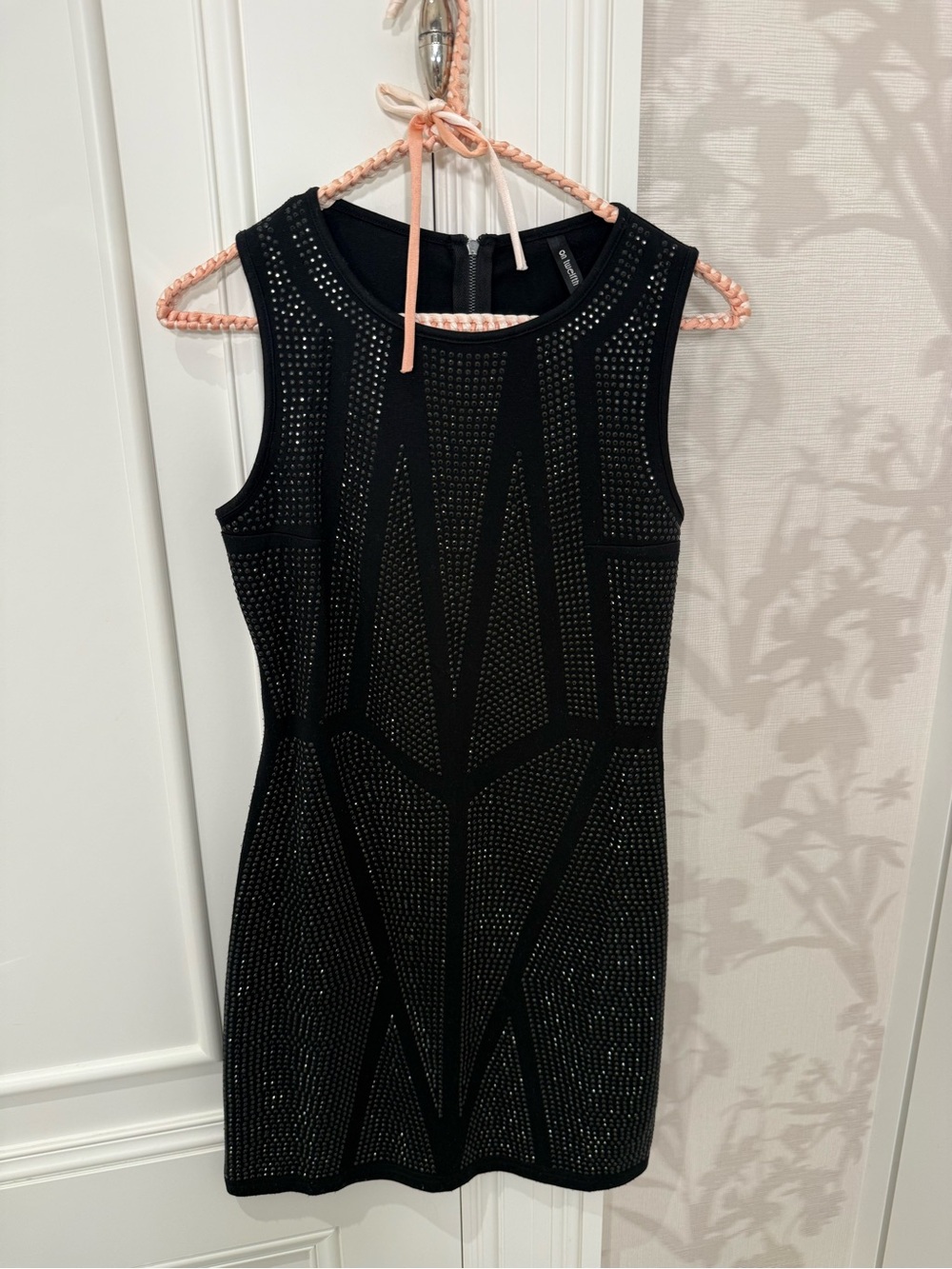 Honey Black Studded Bodycon Dress